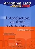 Revue Gualino éditeur  / Introduction au droit et droit civil Licence de droit 1e année