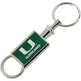 NCAA Miami Hurricanes Green Valet Keychain