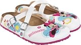 birkis insoles-Birkis clogs Dorian from Birko-Flor in Love Minnie White with a narrow insole