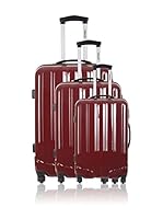 Travel One Set de 3 trolleys rígidos Mildura (Burdeos)