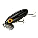 Arbogast Jitterbug Topwater Bass Fishing Lure, Excellent for Night Fishing, Black, 2