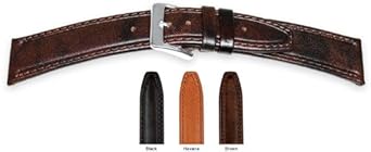 Genuine Calf Leather - Flat - Watch Band - by deBeer