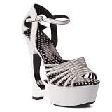 White Wedge Sandal Shoe 6 Inch Womens Sexy Wedge Heel Open Toe Ankle Strap 41mw%2BbeN%2BoL. SL160 White Wedge Sandal Shoe 6 Inch Womens Sexy Wedge Heel Open Toe Ankle Strap