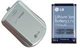 New OEM LG VX3450 Extended Silver Battery door