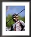 Aboriginal with Spear, Darwin, Northern Territory, Australia Places Framed Photographic Poster Print by Michael Coyne, 14x17