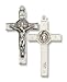 Sterling Silver St. Benedict Crucifix Cross Medal