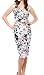 Stop Staring! PRISCILLA Dress in White with Flowers - Available in All Sizes