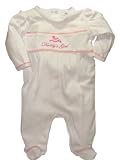 Daddy's Boy/Girl Footie by Little Me - White - 6 Mths