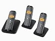 Siemens - Gigaset AS280 Trio - Téléphone sans fil DECT / GAP - Noir