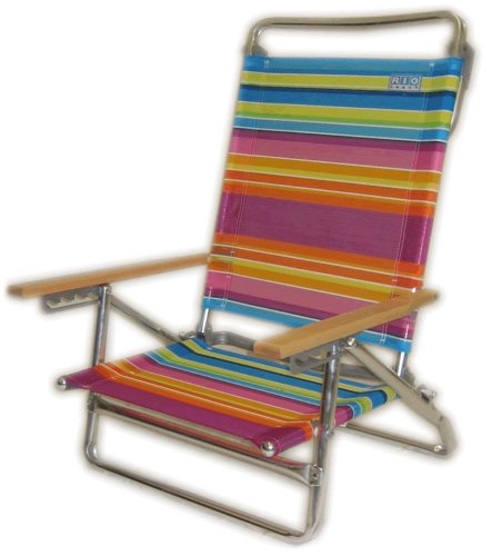 5 Position The Classic High Back Beach Chair