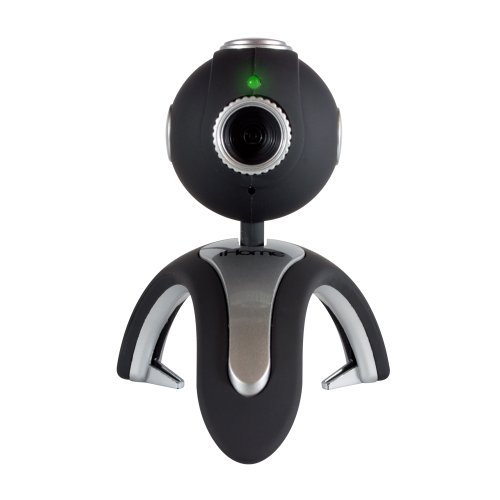 iHome USB Webcam for: Skype, Yahoo Messenger, Microsoft Live Messenger, Black/Silver (IH-W320BS)