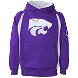 Kansas State Wildcats Purple Class Act Big Logo Hoody Sweatshirt