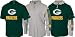 Search : Green Bay Packers -Green/Grey- Hoodie Tee Combo