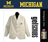NCAA Michigan Wolverines - Gelscrubs Short Labcoat