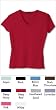 Hanes Women's Classic Fit V-Neck Tee 6.1 oz (Pack of 1) Size:Large Color:Aquatic Blue