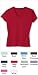 Hanes Women's Classic Fit V-Neck Tee 6.1 oz