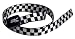 EK Ekcessories 10886C-W63-AM Kutt Off Sport Black/White Checker Belt