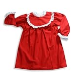 Bellepointe - Infant Girls Long Sleeve Nightgown, Red (Size 18Months)