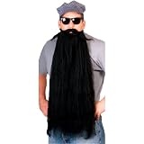 Mohair 25 Inch Black Beard