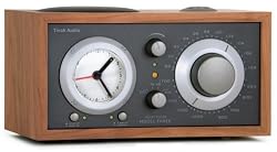 Tivoli Audio Model Three AM/FM Clock Radio, Cherry/Metallic Taupe