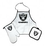 Oakland Raiders Tailgate & Kitchen Grill Combo Set