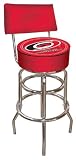 NHL Carolina Hurricanes Padded Bar Stool with Back