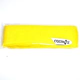 COSMOS Yellow cotton sports basketball headband / sweatband head sweat band/brace
