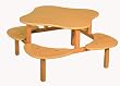 Play Table in Maple Finish By Wild Zoo