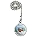 GRAPHICS & MORE Dachshund Dashing Through The Snow Winter Christmas Ceiling Fan and Light Pull Chain
