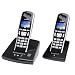Electronics : Binatone Symphony 2610 Twin DECT Answering Machine - Black & Silver