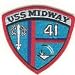 NEW USS Midway CV-41 4.5" Patch - Ships in 24 hours