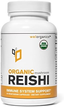 USDA Certified Organic Reishi Mushroom Extract (Vegetarian Capsules) by drinkwel