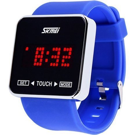 Readeel Fashion Touch Screen Digital LED Waterproof Sport Casual Wrist Watches Kids Watch Student Watch,Rose Red