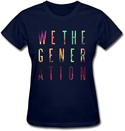 UE6H7S We The Generation Poster T-Shirts for Womens