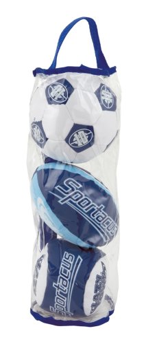 Childrens Toyshop  Third Party New : Lazy Town Soft Play Balls - 3 pack