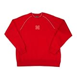 Antigua University of Nebraska Inspired Fleece Long Sleeve Crewneck Pullover
