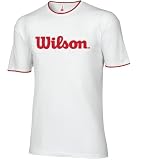 Wilson Men's Tee - White/Wilson Red