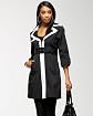 Contrast Trim Zip Trench main image