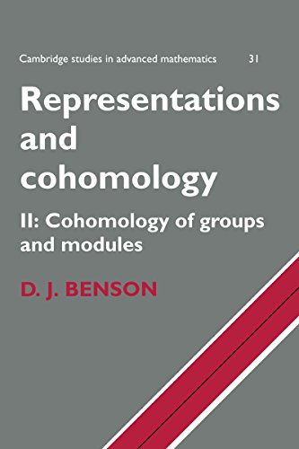 Representations and Cohomology: Volume 2, Cohomology of Groups and Modules (Cambridge Studies in Advanced Mathematics)