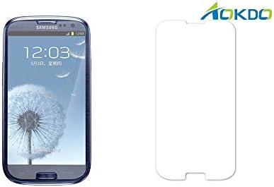 Samsung Galaxy Screen Protector, AOKDA 0.33MM 9H Hardness Tempered Glass Screen Protector for Samsung Galaxy Mobile Phone Verisons (S3(i9300))