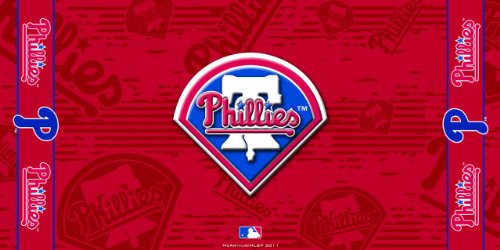 MLB Philadelphia Phillies Fiber Reactive Beach Towel