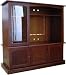 Electronics : Entertainment Center, Mahogany DVD Media Console