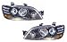 Mitsubishi Lancer Replacement Headlight Assembly (Projector Type, Black) - 1-Pair