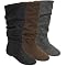 Women's Journee Collection Slouchy Microsuede Boots
