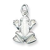 Sterling Silver Frog Charm with 20 inch Sterling Silver Chain