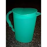 Tupperware Impressions 2 Qt Pitcher Green Toucan Teal