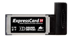Delkin Devices DDEXP34-CF-2 ExpressCard Compact Flash Adapter