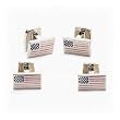 USA Flag Studs Set