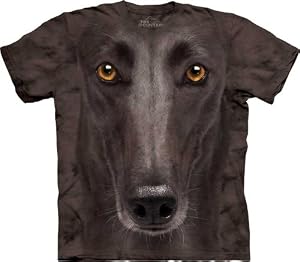 Black Greyhound Face The Mountain Tee Shirt