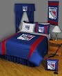 NHL New York Rangers Twin Bedding 2 Pc Comforter Set